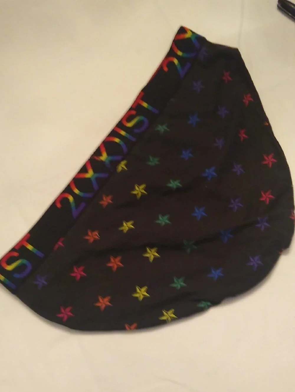 2xist Black Bikini Brief with Rainbow Stars 🏳️‍🌈